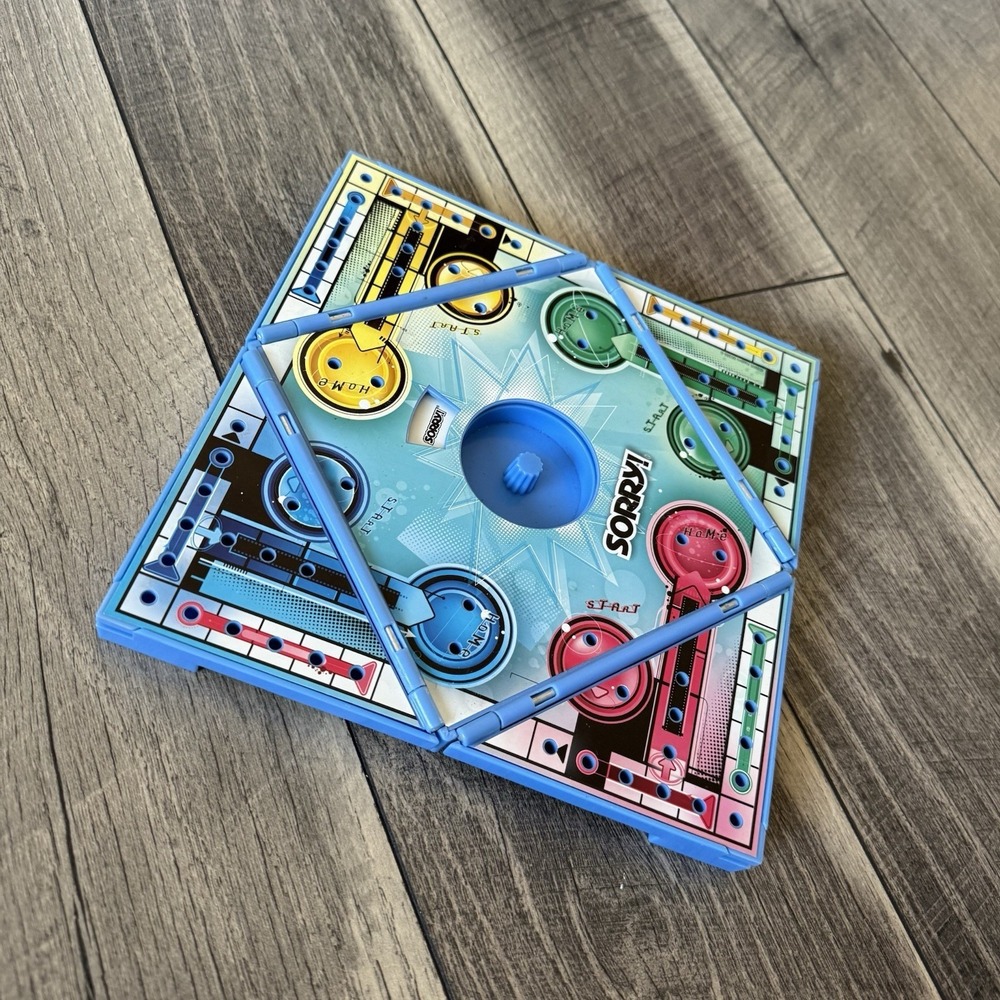 Vintage 1994 Sorry! Board Game Parker Brothers Folding Travel Edition BOARD ONLY - Picture 2 of 15